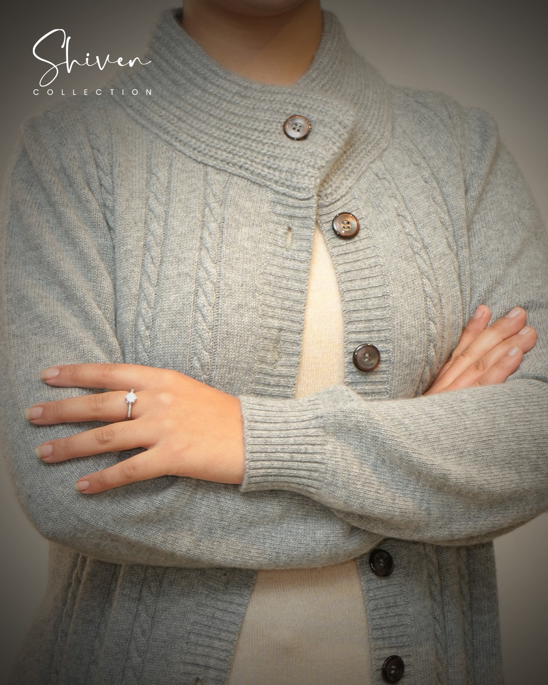 Luxury pashmina cardigan